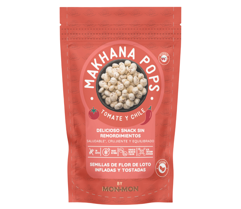 Makhana Pops by Mon-Mon - Tomate y Chile 30g 🍅🌶️