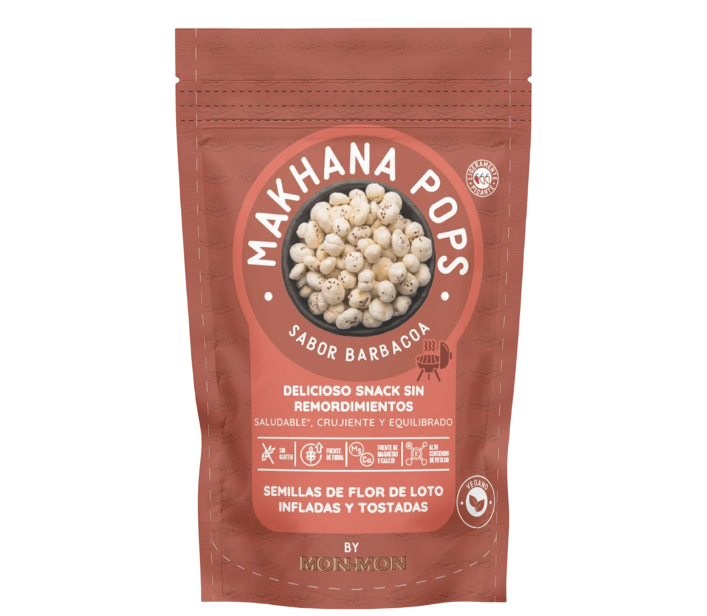 Makhana Pops by Mon-Mon - Sabor Barbacoa 30g 🫕