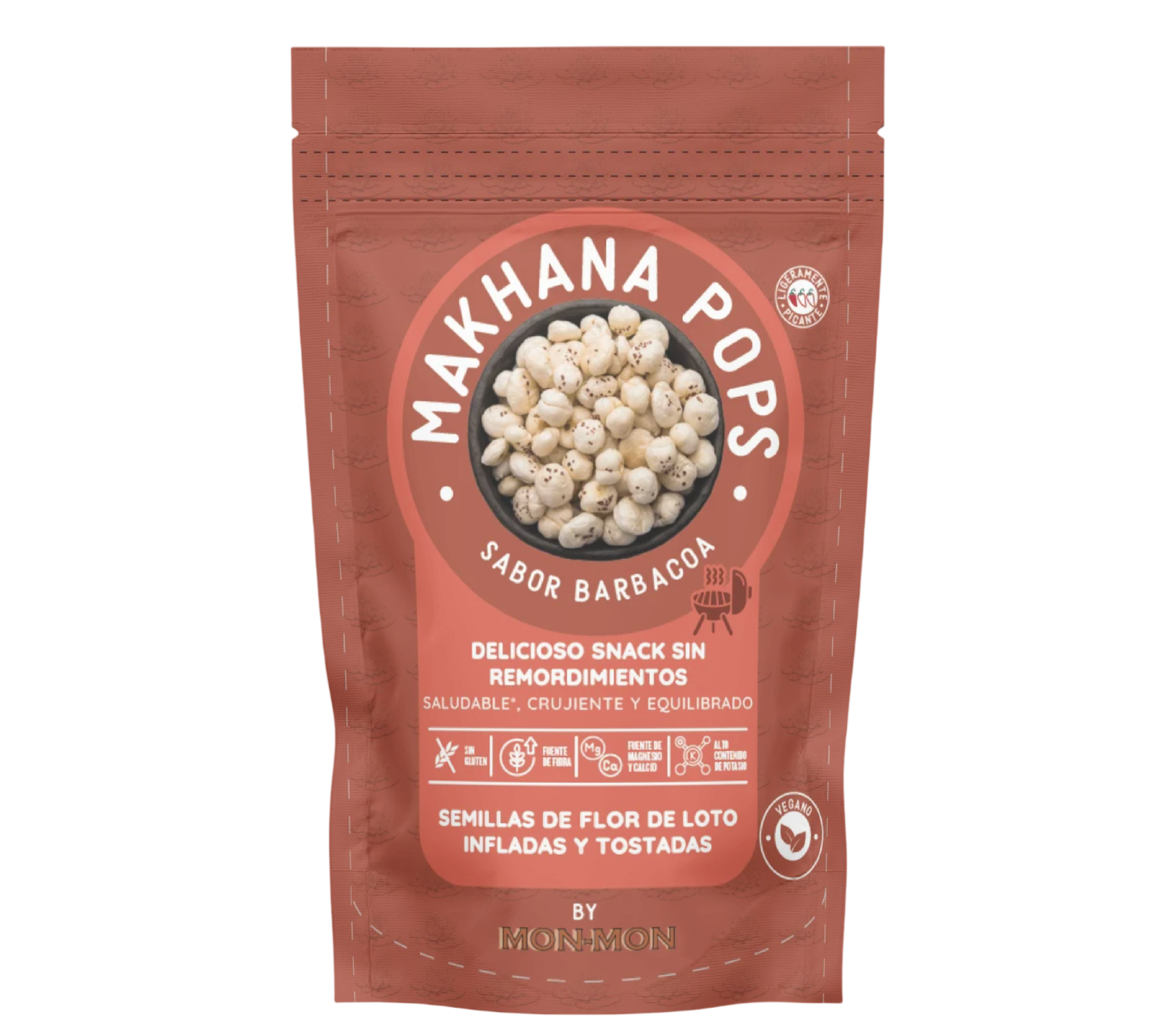 Makhana Pops by Mon-Mon - Sabor Barbacoa 30g 🫕