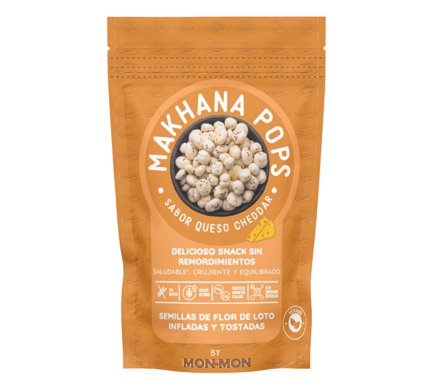 Makhana Pops by Mon-Mon - Sabor Queso Cheddar 30g 🧀