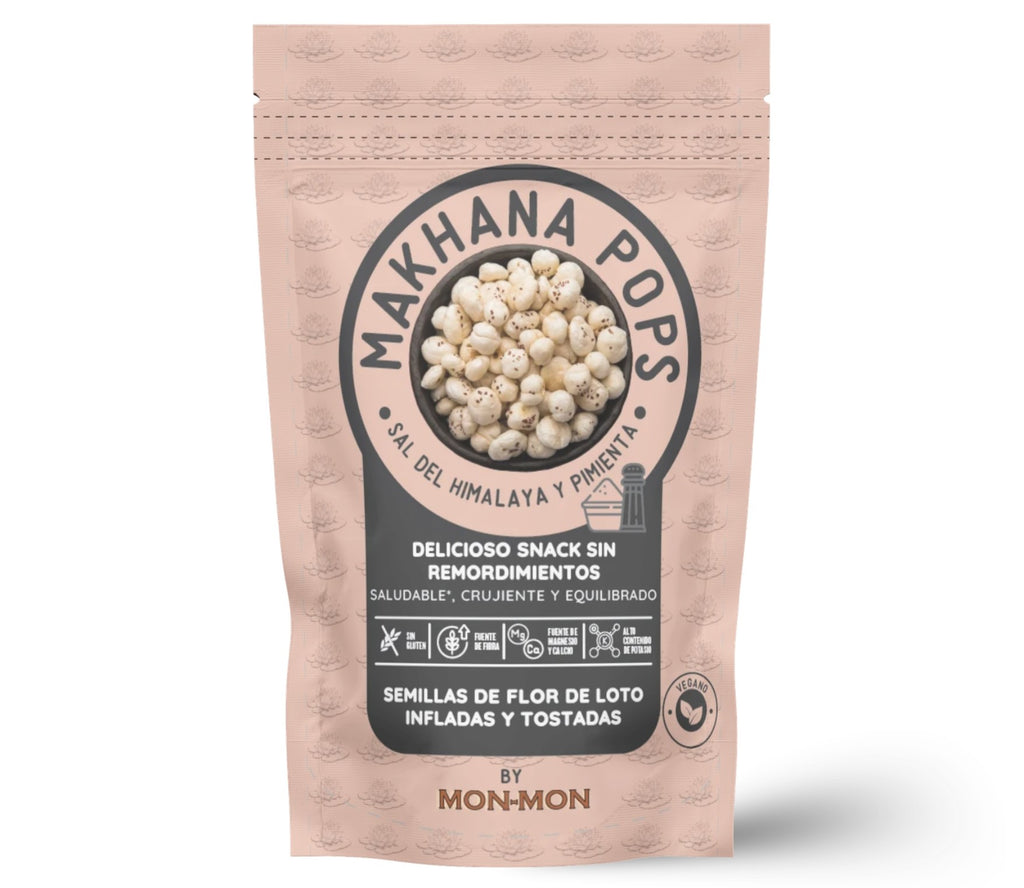Makhana Pops by Mon-Mon - Sal del Himalaya y Pimienta 30g 🏔️