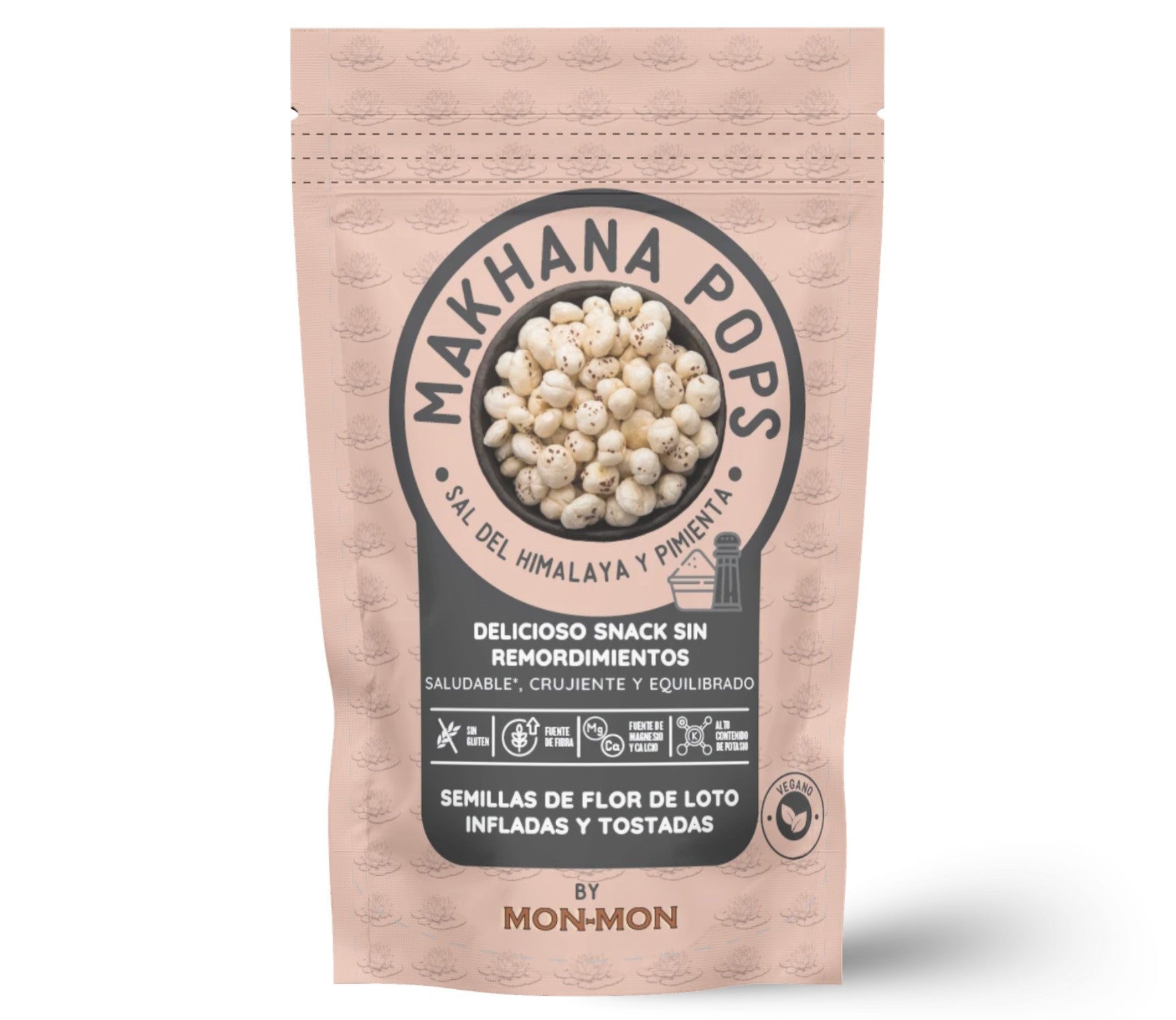 Makhana Pops by Mon-Mon - Sal del Himalaya y Pimienta 30g 🏔️