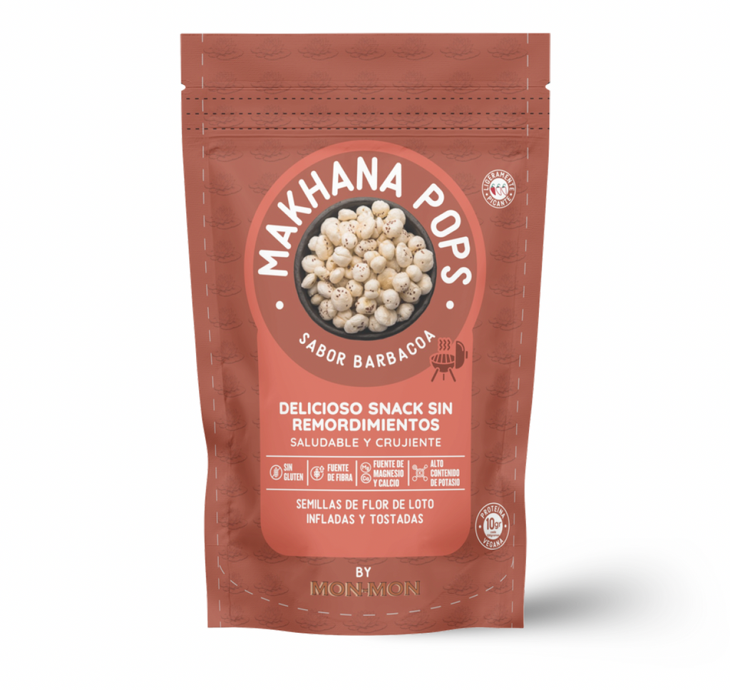 Makhana Pops by Mon-Mon - Sabor Barbacoa 30g 🫕