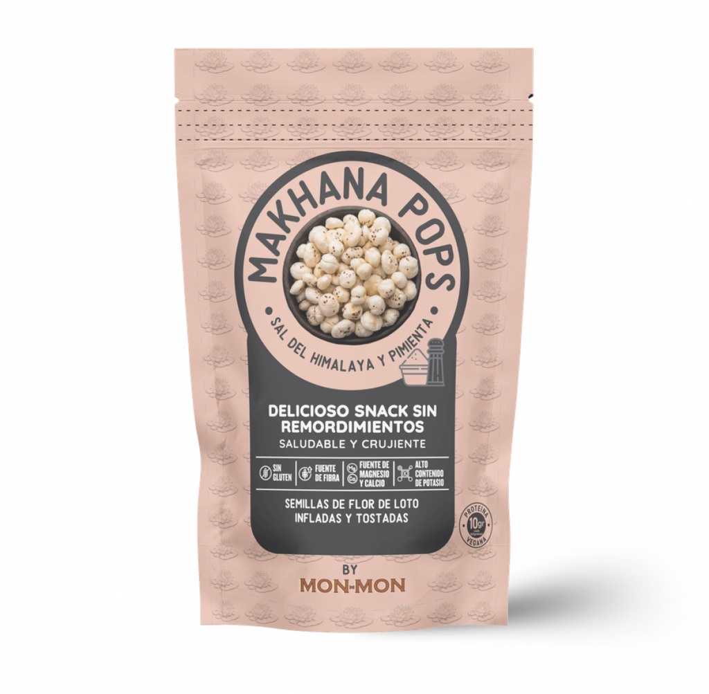 Makhana Pops by Mon-Mon - Sal del Himalaya y Pimienta 30g 🏔️