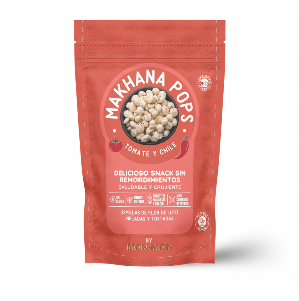 Makhana Pops by Mon-Mon - Tomate y Chile 30g 🍅🌶️